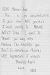 Artie Graham letter to Sarah Anne and Danny "Young Donald"