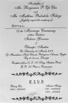 an invitation to a wedding in Angola for Bernie