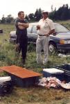 Gus Cameron & Angus Tulloch on the mountain