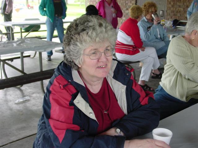 Anita MacLeod at the Detroit club picnic