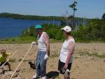 rock raking party