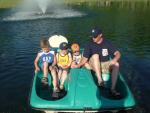 Matthew, Jack, Brett with Uncle Scott in Romeo, MI