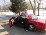 Alex & Preston checking out Rita's new car.