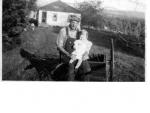 Johnny with his oldest child Mary